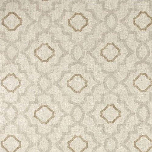 Magnolia Home Fashions TALBOT MIST Lattice Print Upholstery And Drapery Fabric