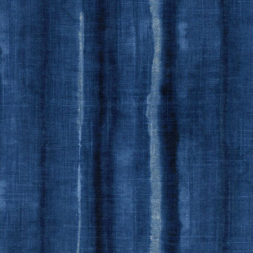 Ellen Degeneres TULANE INDIGO 250300 Stripe Linen Blend Upholstery And Drapery Fabric