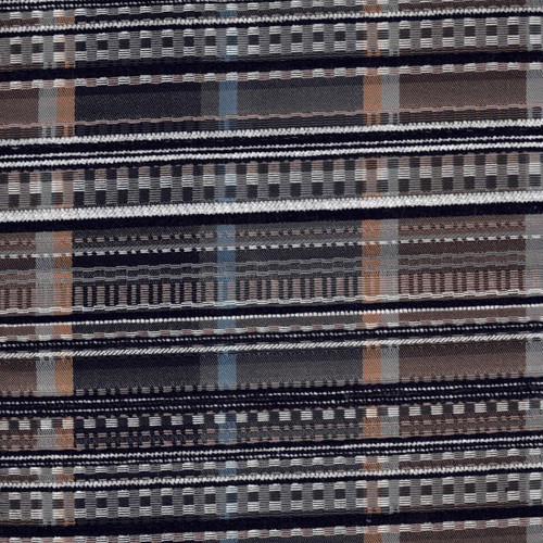 7043512 FERGUSON SMOKE Plaid Indoor Outdoor Upholstery And Drapery Fabric