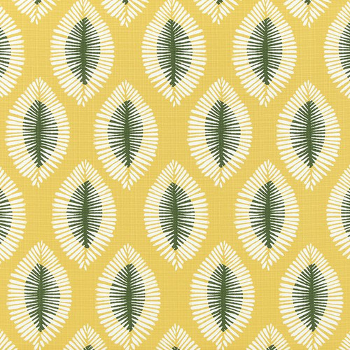 7047011 ODOM SPICE YELLOW Print Upholstery And Drapery Fabric