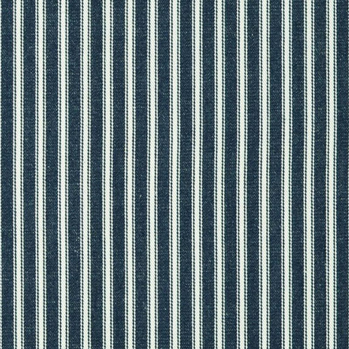 Covington NEW WOVEN TICKING 593 INDIGO Stripe Upholstery And Drapery Fabric