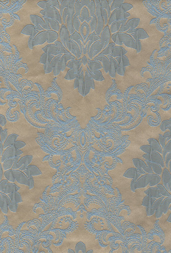 7061312 MORTON OPAL Floral Damask Upholstery And Drapery Fabric