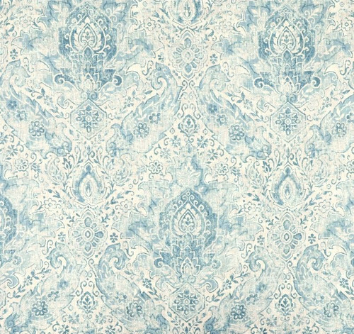 Covington VITTORIA 516 WINTER Floral Linen Upholstery And Drapery Fabric
