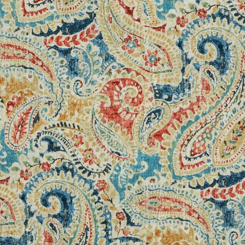 Covington PISCES 100 MULTI Paisley Print Upholstery And Drapery Fabric