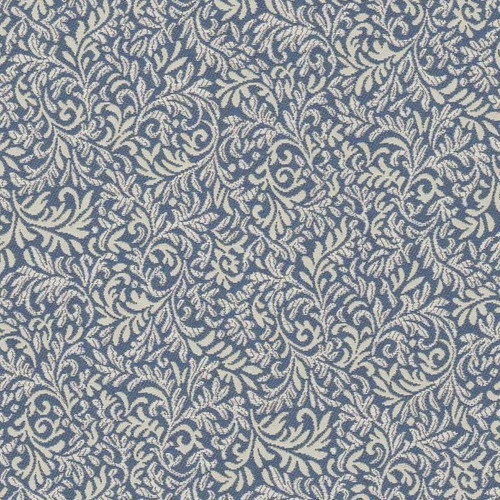 7037812 SOLILOQUY GLORY BLUE Floral Jacquard Upholstery And Drapery Fabric