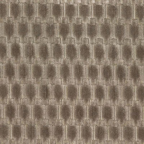 7107111 KOBBLE MINK Lattice Velvet Upholstery Fabric