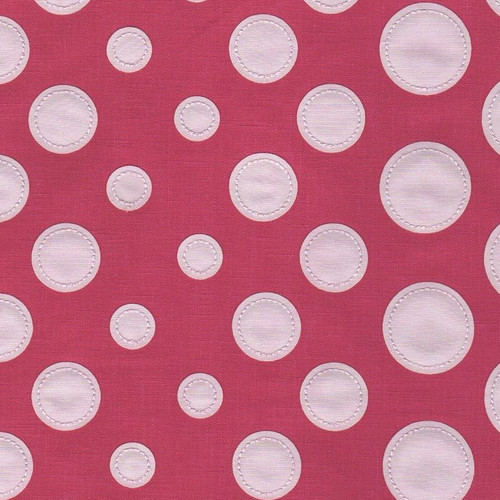 Covington CIRQUE DU HILARY 722 FUCHSIA Dot and Polka Dot Embroidered Drapery Fabric
