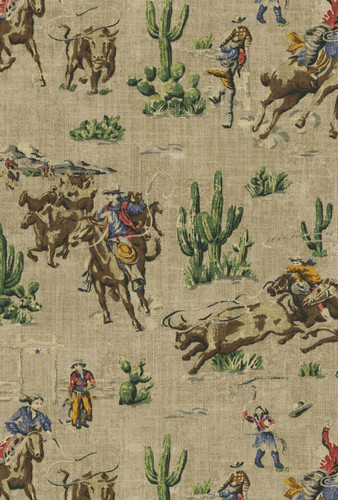 Waverly WILD WEST TWINE 682322 Southwestern Linen Blend Upholstery And Drapery Fabric