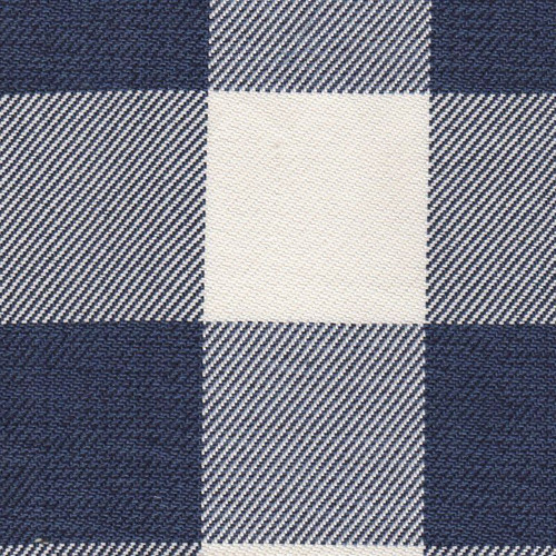 6146011 METRO CHECK INDIGO Buffalo Check Upholstery And Drapery Fabric