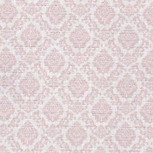 7157714 FRANKLIN MINI SOFT PINK Damask-Look Print Upholstery And Drapery Fabric
