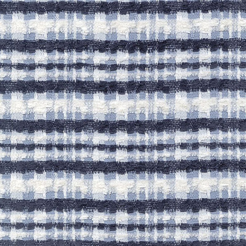 7146214 HOWARD DENIM Plaid Chenille Upholstery Fabric