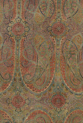 P/K Lifestyles JAISALMER GEM 570070 Paisley Linen Blend Upholstery And Drapery Fabric