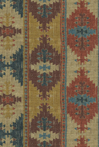 Waverly WANDERLUST AMERICANA 682480 Southwestern Linen Blend Upholstery And Drapery Fabric