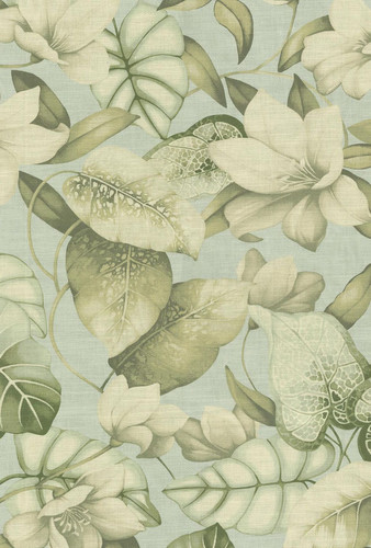 Tommy Bahama Home WINDEMERE GARDEN SILVER LAKE 880 Floral Print Upholstery And Drapery Fabric