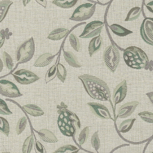 7165112 PATRICIA GREEN Floral Print Upholstery And Drapery Fabric