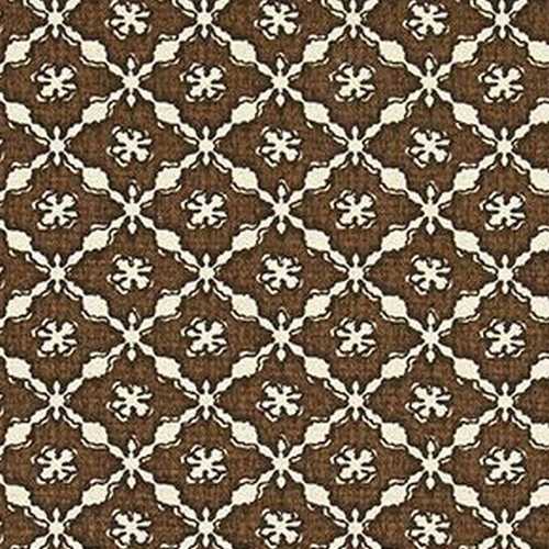 7171911 HARLAN CHESTNUT Lattice Linen Blend Upholstery And Drapery Fabric