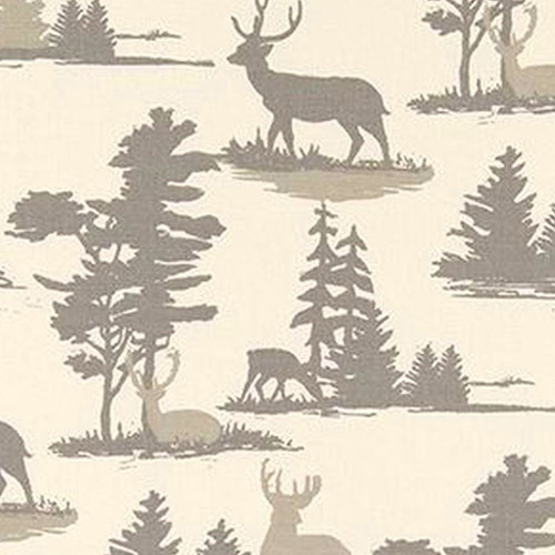 7173211 WILDER LEAD Print Upholstery And Drapery Fabric