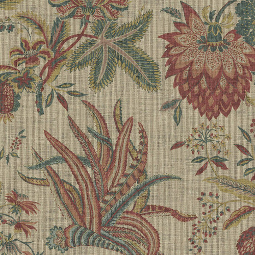 P/K Lifestyles STORIED PAST VINTAGE 472600 Floral Print Upholstery And Drapery Fabric