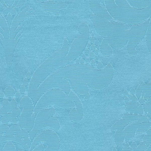6782422 DAMASCO 62 55IN PARADISE BLUE Floral Damask Upholstery And Drapery Fabric