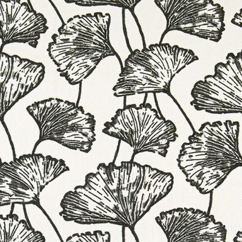 7186111 NICOLE INK Floral Linen Blend Upholstery And Drapery Fabric