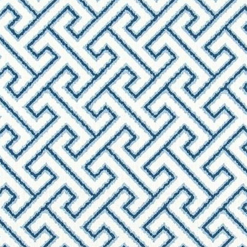 7186711 GREESON WAVE Lattice Print Upholstery And Drapery Fabric