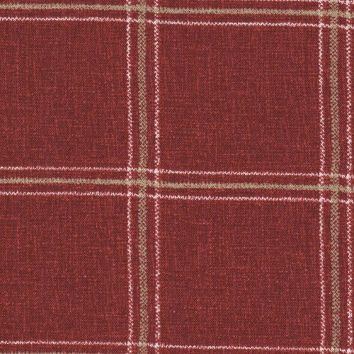 2019311 BRANDIN BERRY Check Print Upholstery And Drapery Fabric