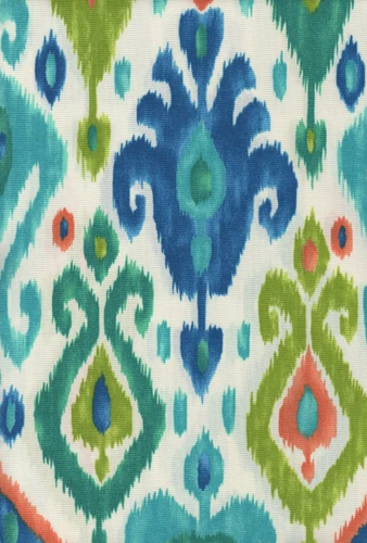 2020011 PASO CARIBE Ikat Print Upholstery And Drapery Fabric