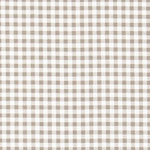 7120416 MORSE ECRU Check Print Upholstery And Drapery Fabric