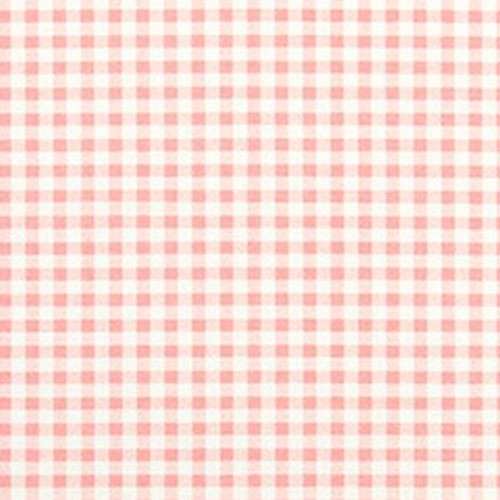 7120418 MORSE BABY PINK Check Print Upholstery And Drapery Fabric