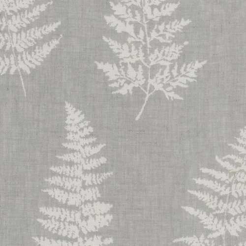 P/K Lifestyles FERN IMPRINT FLINT 408182 Floral Linen Blend Upholstery And Drapery Fabric
