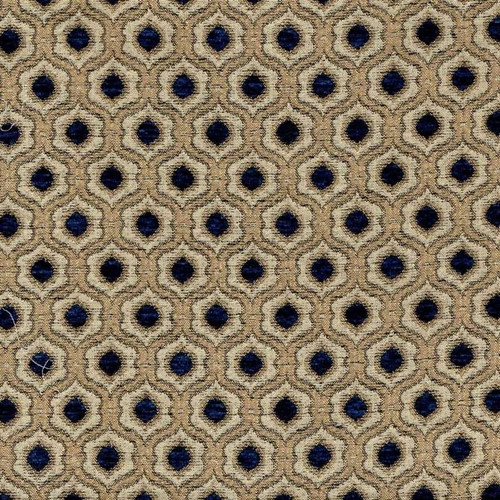 6433415 LANCASTER NAVY Jacquard Upholstery And Drapery Fabric