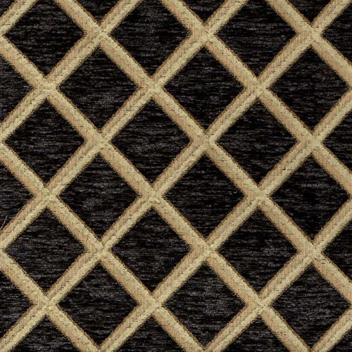 6433512 CORNWALL GREY Lattice Jacquard Upholstery And Drapery Fabric