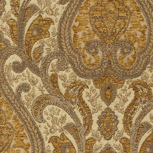 6433616 YORK HONEY Floral Jacquard Upholstery And Drapery Fabric