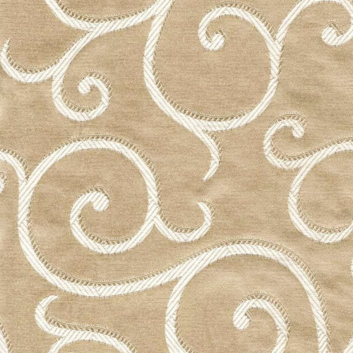 6434318 ARUNDEL SAND Floral Damask Upholstery And Drapery Fabric