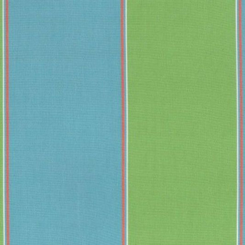6436211 CAYMAN BLUE GREEN Stripe Indoor Outdoor Upholstery And Drapery Fabric
