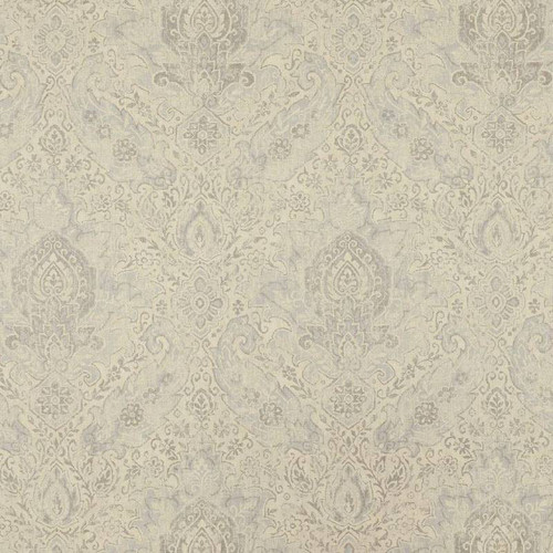 Covington VITTORIA 908 PLATINUM Floral Linen Upholstery And Drapery Fabric