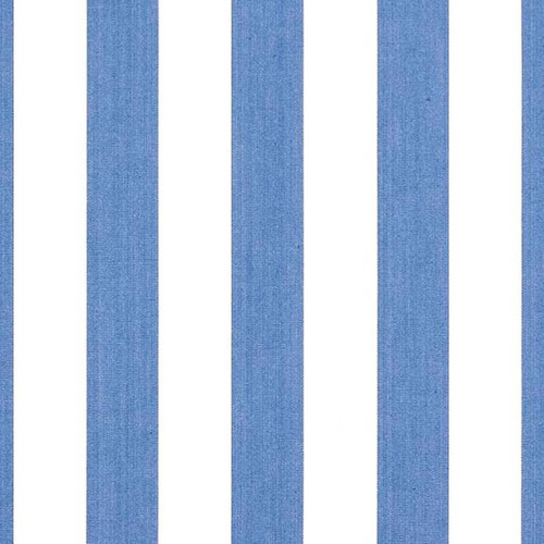 Covington WAVE RUNNER 595 COPEN Stripe Print Upholstery And Drapery Fabric