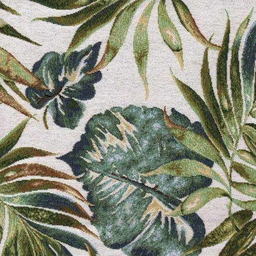 6448111 TROPICS IVORY Floral Jacquard Upholstery Fabric