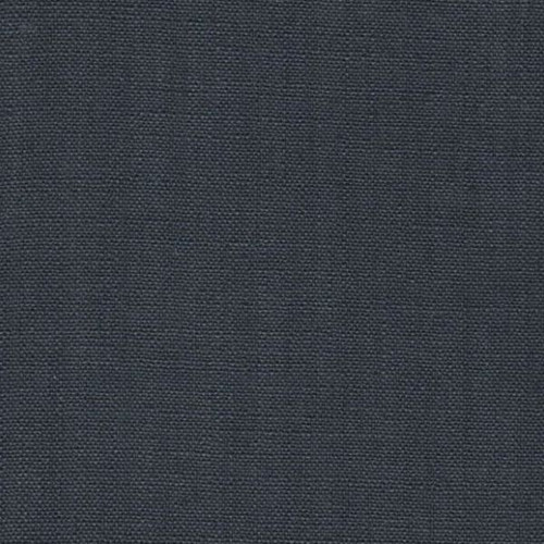 6457313 CARTY NAVY Solid Color Linen Blend Upholstery Fabric