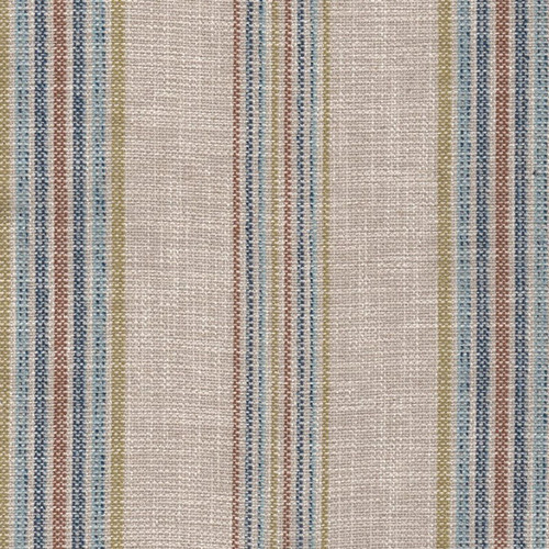 6465311 BUCKHORN BLUEJAY Stripe Chenille Upholstery And Drapery Fabric