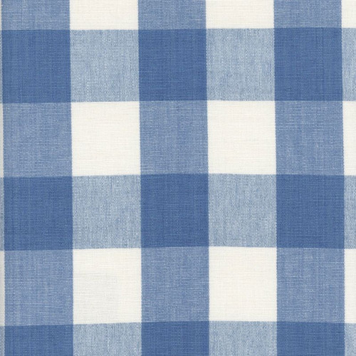 6624128 LYME SKY/ANTIQUE WHITE Buffalo Check Upholstery And Drapery Fabric