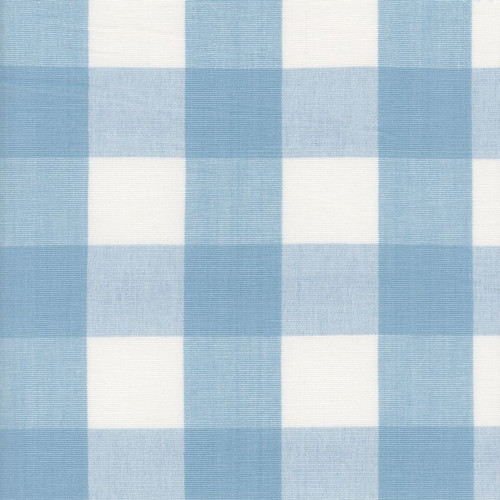 6624142 LYME CORNFLOWER Buffalo Check Upholstery And Drapery Fabric