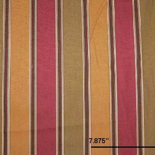 6624811 MONTROSE CHOCOLATE Stripe Print Upholstery And Drapery Fabric