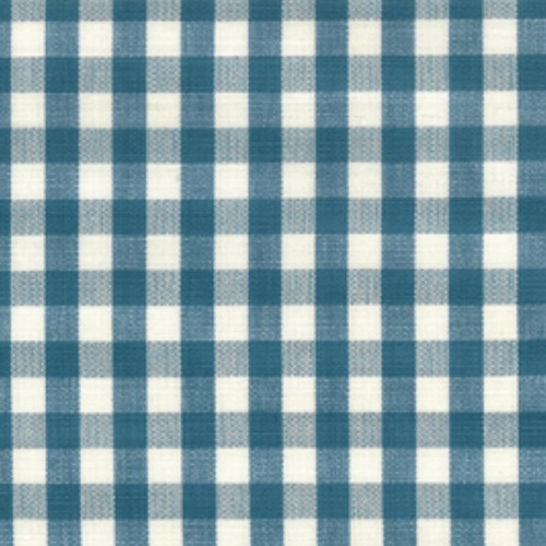 6680115 CHESTER FRENCH BLUE/WHITE Check Upholstery And Drapery Fabric