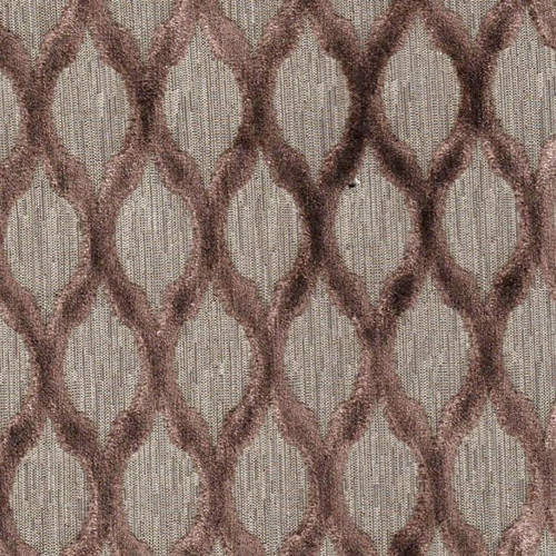 6705713 LARAS VELVET DIAMOND MINK Lattice Velvet Upholstery Fabric