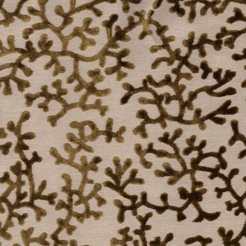 6706713 CHARLESTON BRONZE Tropical Velvet Upholstery Fabric