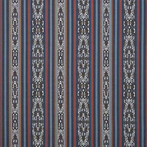 Sunbrella 145340-0001 ARTISTRY INDIGO Stripe Indoor Outdoor Upholstery Fabric