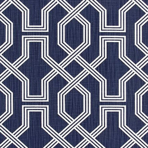 Premier Prints NASCO DENIM Lattice Linen Blend Upholstery And Drapery Fabric