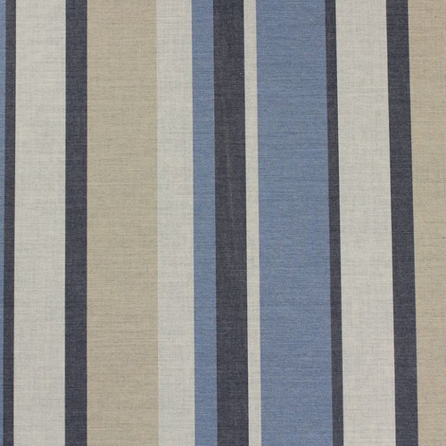 Richloom Fortress Acrylic FULLERTON DENIM Stripe Indoor Outdoor Upholstery And Drapery Fabric