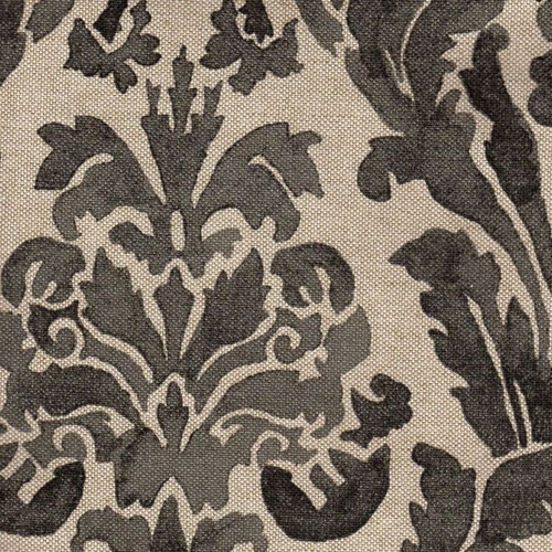 Lacefield Designs CORIBEL STONE Floral Print Upholstery And Drapery Fabric